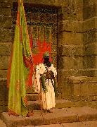 Jean Leon Gerome Unfolding the Holy Flag oil painting picture wholesale